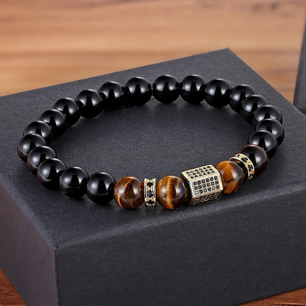 Pulseira de Pedras Onix - Image 3