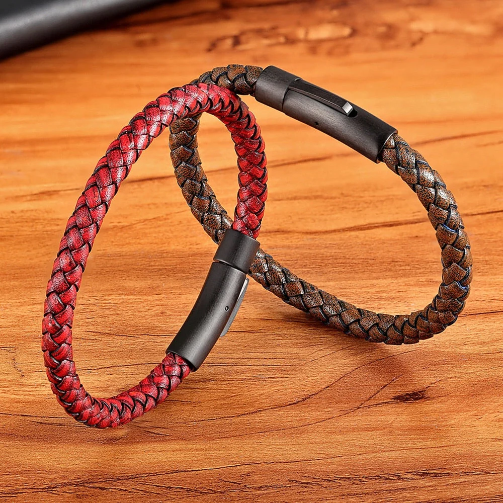 Pulseira de Couro Fina - Image 8